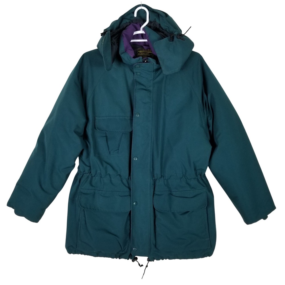Eddie Bauer Ridge Line Parka Mens XL Teal Gore-Tex Down Made in USA Vintage